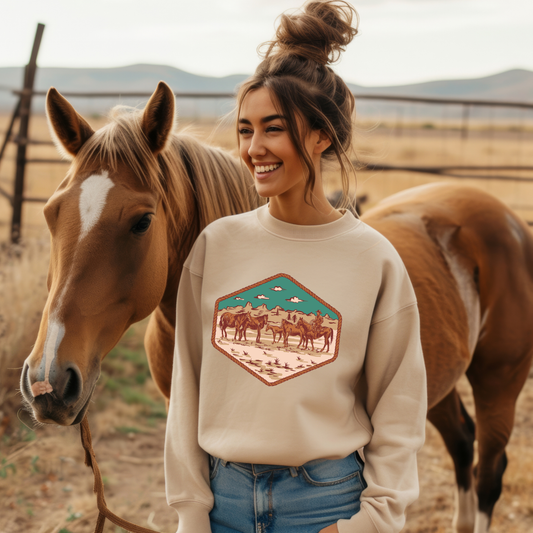 Desert Horses Crewneck