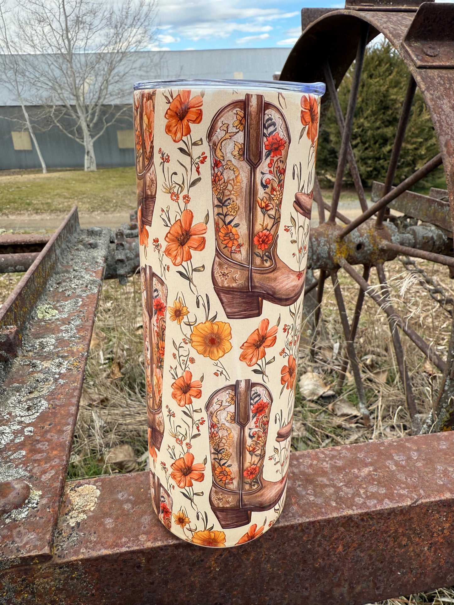 Desert Dreamer Western Themed 20oz Insulated Tumbler - F2