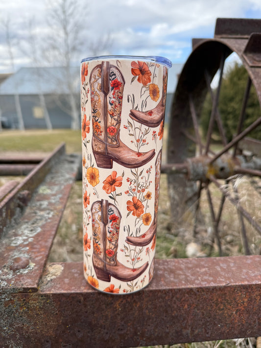 Desert Dreamer Western Themed 20oz Insulated Tumbler - F2